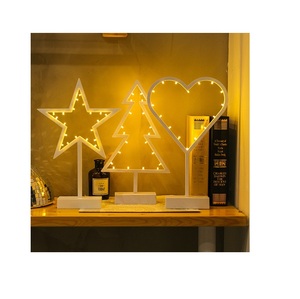Adornos de Feliz Navidad en forma de estrella, vajilla de celosía de regalo, decoración para el hogar, accesorios de Navidad - Product Image 5