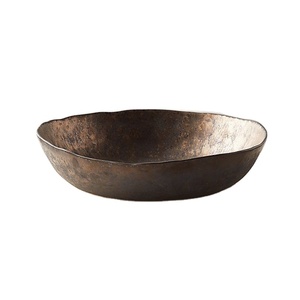 Tazón de arroz de diseño real, tazón de servicio de calidad estándar, vajilla de Metal sólido para decoración del hogar - Product Image 1