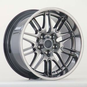 Legendary 5X120 Cast Wheels <span class=keywords><strong>18</strong></span> 19 pulgadas Hyper Black Alloy Rueda de coche de pasajeros para <span class=keywords><strong>BMW</strong></span> M5 M3 7 Series <span class=keywords><strong>E28</strong></span> E32 E34 E38 E39 Style 65 - Product Image 1