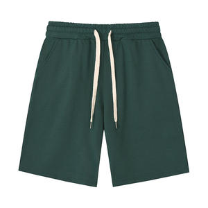 Nuevo estilo 100% algodón para hombre, pantalones cortos con cordón para gimnasio, logotipo estampado personalizado, pantalones cortos deportivos de algodón para hombre - Product Image 3