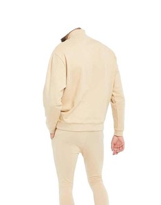 Conjunto de chándal corto transpirable de verano 100% algodón para hombre Deporte sudor chándal en blanco de alta calidad - Product Image 4