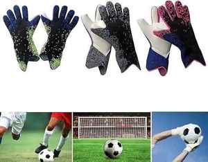 Vente en gros de gants de gardien de but durables en cuir personnalisés de l'usine avec poignée antidérapante pour match de football et pratique - Product Image 2