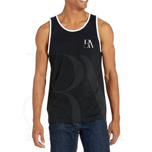 Top sin mangas de gran tamaño del último diseño del servicio del OEM para los hombres El mejor fabricante hizo la camiseta sin mangas de los hombres del precio bajo - Product Image 2