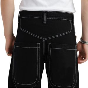 กางเกงยีนส์ขาบาน20นิ้วของผู้ชายต่ำลงเด็คผ้าฝ้ายแบบโบราณทนทานล้างได้ชุดการ์ดที่ไม่ซ้ำกันออกแบบคุณสมบัติปุ่มที่กำหนดเอง - Product Image 6