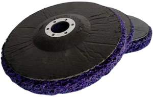 Roue de décapant de peinture Disque à lamelles à bande propre noire Roue de décapage violette Disque à bande poly - Product Image 6