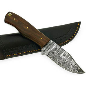 มีดสกินเนอร์เหล็กดามัสกัสคลาสสิกที่ออกแบบมาสำหรับการล่าสัตว์และการใช้ชีวิตกลางแจ้งมีดเหล็กดามัสกัส - Product Image 2