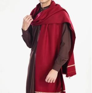 Châle en laine 100% de qualité supérieure pour les fêtes, les mariages, les épaules, la tête, vente chaude, châles en laine d'automne et d'hiver, logo personnalisé en gros - Product Image 5