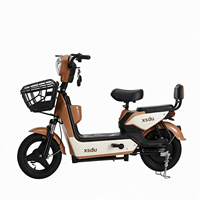 Mopeds électriques fabriqués en Chine, vélo électrique 48V à 2 places, vélo électrique de ville pour adultes