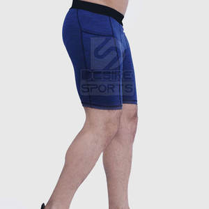 Shorts de compression pour hommes, couleur unie, best-seller, respirants, écologiques, en toile, sur mesure, de haute qualité - Product Image 2