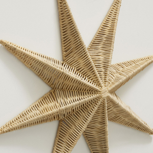 ศิลปะการทอติดผนังรูปดาวสำหรับตกแต่งบ้านของตกแต่งผนังสไตล์เวียดนามเทรนด์ใหม่สำหรับวันหยุด - Product Image 3