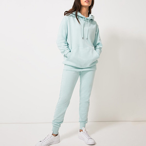 OEM Logo personnalisé Dames Hoodies recyclés Joggers Ensemble 2 Pièces 100% Coton Sweat Survêtements Jogging Sport Costume Femmes Survêtements - Product Image 3