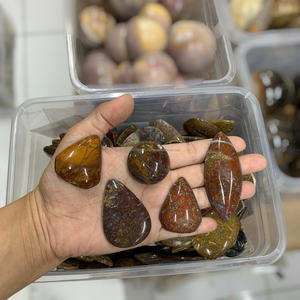 เรดแจสเปอร์คาโบชองคริสตัลอินโดนีเซียธรรมชาติคุณภาพสูงขัดเงาหินบำบัดศิลปะสะสมขนาด 30-50 มม. - Product Image 4