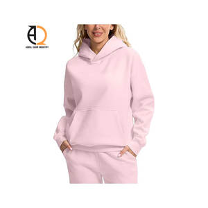 Sweatshirts en polaire à capuche surdimensionnés pour femmes, pulls à manches longues pour l'hiver/l'automne avec poche - Product Image 5