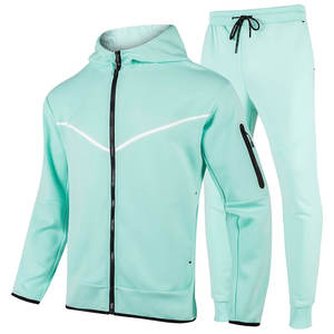 Chándal de invierno sostenible 100% GSM de algodón 320 Premium Comfort para hombre, informal, Unisex, con cremallera, personalizable, bajo MOQ - Product Image 1