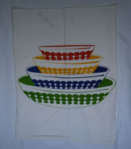 Promotional Disposable 100% Organic Cotton Kitchen Tea <b>Towel</b> Hypoallergenic Eco-Friendly Quick-Dry Floral <b>Pattern</b> Square Shape - Product Image 4