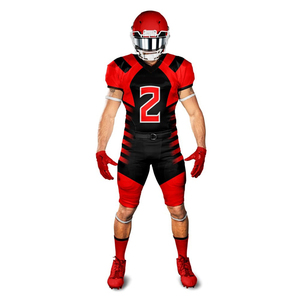 Vêtements d'équipe Club sublimé en vrac quantité pas cher prix blanc adulte taille libre hommes respirant séchage rapide uniforme de football américain - Product Image 2