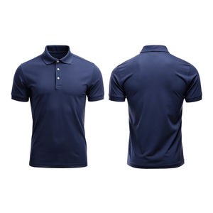 Polos pour hommes de haute qualité personnalisés et imprimés 100% vêtements décontractés, d'affaires et de sport fabriqués au Bangladesh - Product Image 2