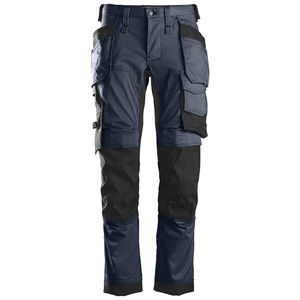 Pantalon de travail confortable de haute qualité pantalon Cargo de travail pantalon Cargo léger avec plusieurs poches taille moyenne teint en plaine - Product Image 4