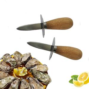 [Holar] Taiwan Made Premium Kitchen <b>Tool</b> Easy to Grip Stainless Steel with Wood Handle Oyster Knife - Product Image 4