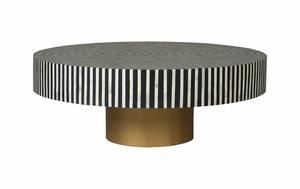 Table basse élégante en incrustation d'os très demandée pour un salon élégant, meubles de maison d'élite disponibles au prix direct d'usine - Product Image 4