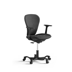 Chaise de <span class=keywords><strong>bureau</strong></span> ergonomique moderne à double dossier orthopédique certifiée BIFMA, réglable en hauteur par vérin à gaz, pivotante à 360°, base en nylon - Posture - Product Image 4
