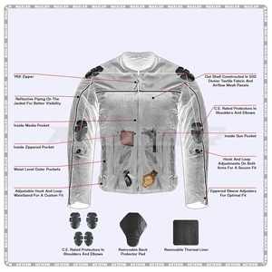 Breathable Motorcycle Racing <b>Jacket</b> <b>Men</b> <b>Summer</b> Riding <b>Jacket</b> Body Arrmor Protective Gear Hiking Clothing Protection Equipment - Product Image 6