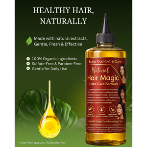 Kit de Soins Capillaires : Huile de Croissance Capillaire aux Herbes de Nigelle et Huile de Biotine 250ml – Traitement pour Cuir Chevelu Irrité et Cheveux Ternes - Product Image 6