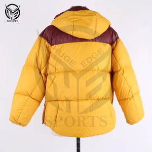 Chaquetas gruesas con logotipo personalizado para hombre, chaqueta acolchada impermeable con cremallera de invierno, prendas de vestir cálidas para invierno - Product Image 4