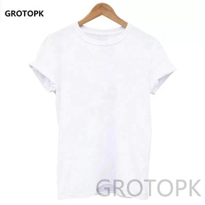 Camiseta de Mujer de Manga Corta con Estampado Informal Transpirable Multicolor, Spandex/Algodón, Ecológica, Precio Bajo, Mejor Calidad, Exportación - Product Image 1