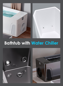 ICEGALAX vasca da bagno per ghiaccio a immersione fredda All-in-One con refrigeratore | Vasca per il recupero di controllo intelligente WiFi APP per atleti, Home Gym e Spa - Product Image 6