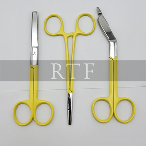 ชุดกรรไกรพยาบาลสแตนเลสพร้อมคีมห้ามเลือดกรรไกรทางการแพทย์และที่หนีบสำหรับพยาบาลโดยวัตถุดิบจนถึงละเอียด - Product Image 4