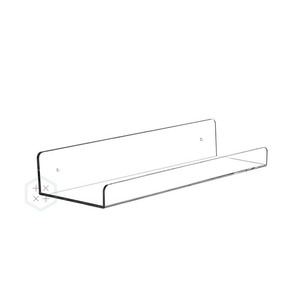 Estante Flotante de Pared Transparente de PS Moderno - Fácil de Montar, Estilo Costero para Uso en Tiendas Minoristas y Publicidad - Product Image 2