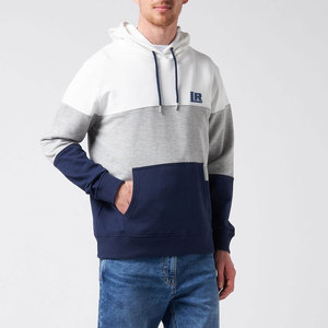 Sudadera con capucha deportiva de invierno a la moda atlética personalizada para hombre, Jersey de algodón, sudadera gruesa de lana de Color sólido, técnica teñida lisa - Product Image 4