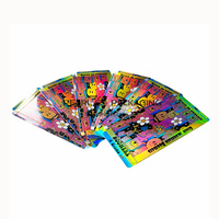 Emballage perlé prêt à expédier boîte en papier irisé pour emballage de boîte à chocolat 100 pièces avec enveloppes et moules en papier d'aluminium