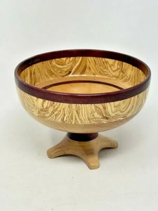 Véritable Acacia Piédestal Style Bol En Bois Personnalisé Amandes Dessert Tasse Américain Poli Haute Norme Vente Chaude Partie Stockage - Product Image 6