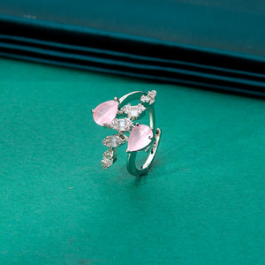 Bague réglable CZ avec la mode d'électrodéposition de rhodium Bague pour des grossistes dans Inde Bijoux artificiels de la source supérieure - Product Image 5