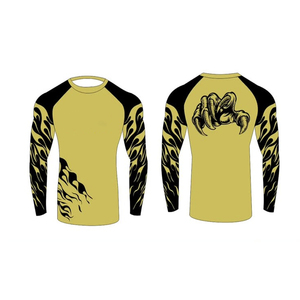 Último diseño ligero Rash Guard Unisex ropa deportiva con logotipo personalizado impresión mejor calidad bajo MOQ kimono de jiu jitsu - Product Image 4