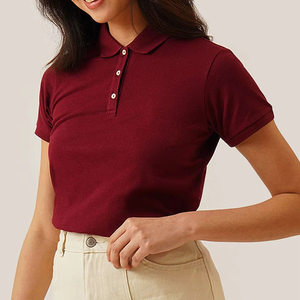 <b>Women</b> <b>Polo</b> <b>Shirt</b> High GSM Cotton Fabric Durable Casual Fashion <b>Women</b> <b>Polo</b> <b>Shirt</b> Smooth Blend Fabric Elegant Look - Product Image 2