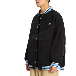 Best Price High Quality High Street Letterman <b>Jacket</b> for <b>Men</b> Cotton Wool Long Sleeves Winter Front Logo Breathable OEM Service - Product Image 1