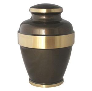 Urnes funéraires funéraires de couleur noire en aluminium faites à la main conception antique urne commémorative en métal de haute qualité pour les cendres humaines d'animal familier 2025 - Product Image 6