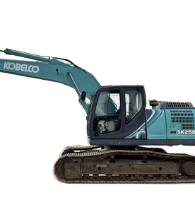 Excavatrice sur chenilles d'occasion Kobelco SK250D 25 tonnes, bon état, avec pelle et brise-roche, vente à prix avantageux - Product Image 1