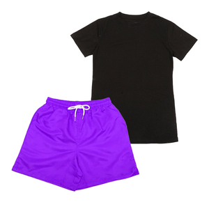 Conjunto Casual de Dos Piezas, Camiseta Bordada Transpirable 100% Algodón, Pantalones Cortos Deportivos, Cómodos para Invierno, Estilo Urbano Deportivo - Product Image 4