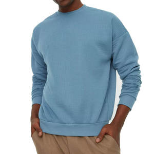 Chandails pour hommes à manches longues respirants sur mesure de haute qualité, meilleurs vendeurs de chandails tricotés à col rond pour hommes - Product Image 1