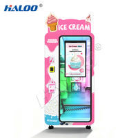 Máquina Expendedora de Yogurt y Helado Suave con Pago por Monedas, Código QR y Token