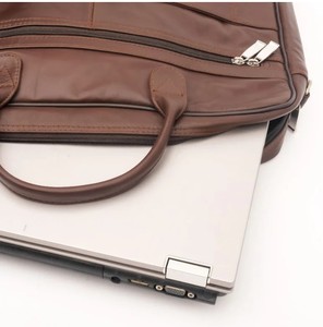 Điều hành da máy tính xách tay túi-nâu siêu chất lượng da cặp cho phụ nữ với giá cả phải chăng từ Ấn Độ nhà sản xuất túi - Product Image 4