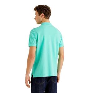 100% algodón polar manga corta hombres para camisa de calidad Premium sólido liso negocios Golf transpirable secado rápido personalizable - Product Image 5