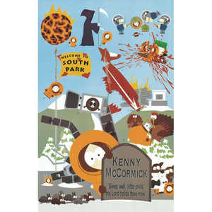 Tarjeta postal impresa digitalmente con gráfico de South Park - Product Image 1