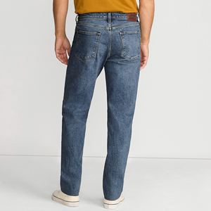 กางเกงผ้ายีนส์สลิมฟิตมีสไตล์สำหรับผู้ชายทำจากผ้าฝ้ายระบายอากาศได้ดีปรับแต่งได้แบบลำลองดูอินเทรนด์ - Product Image 4