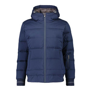 Vente en gros de veste bouffante personnalisée High Street à manches longues pour hommes, col montant, derniers modèles en toile unie, bouffante vierge d'hiver pour - Product Image 2