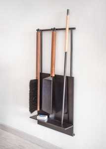 Newest Design Iron Wall Mounted Fire Tool Sets for Indoor & Outdoor Include 3 Tools Fireplace Sets & Accessories Garden Supplies - Product Image 3